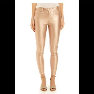 Free People Long and Lean Vegan Leather Pants